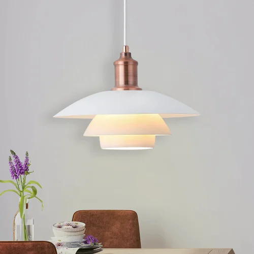 LÁMPARA DE TECHO BLANCO/ORO ROSA AIKA LÁMPARA DE TECHO BLANCO/ORO ROSA AIKA