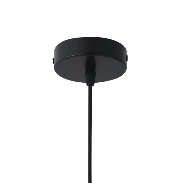 LÁMPARA DE TECHO NEGRO/DORADO KESHI