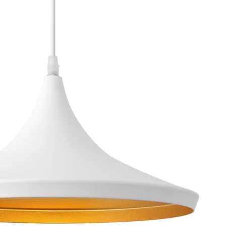 LÁMPARA DE TECHO ACERO BLANCA Ø 36 CM ODELL