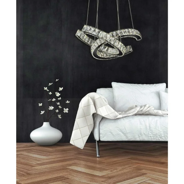 LAMPADA A SOFFITTO CRISTALLO JULIETTE LED 40W 4000K