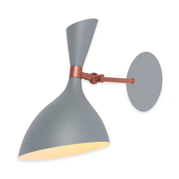 APLIQUE DE PARED GRIS/ORO ROSA ATZIRI