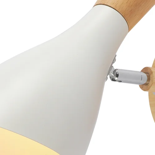 APLIQUE DE PARED MADERA/BLANCO HERDIS