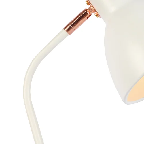 LÁMPARA DE MESA BLANCO/ORO ROSA ARLETH