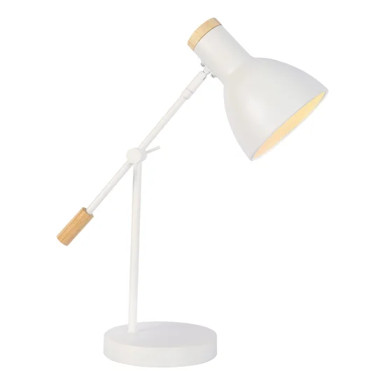 LÁMPARA DE MESA MADERA/BLANCO ANNELISE 2