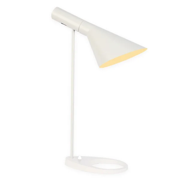LÁMPARA DE MESA ACERO BLANCO BRENNA LÁMPARA DE MESA ACERO BLANCO BRENNA