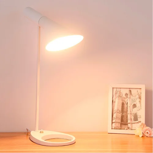 LÁMPARA DE MESA ACERO BLANCO BRENNA LÁMPARA DE MESA ACERO BLANCO BRENNA