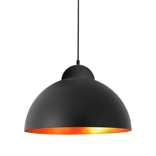 LÁMPARA DE TECHO Ø 40 CM NEGRO/DORADO MONTSERRAT