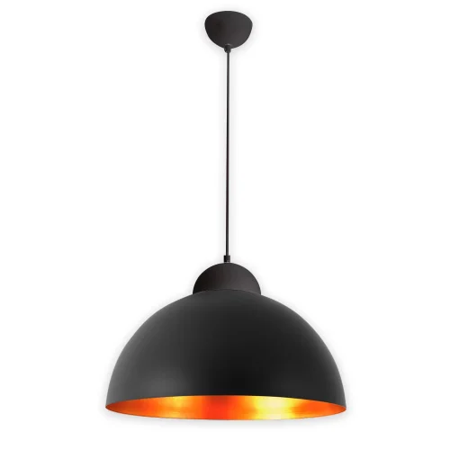 LÁMPARA DE TECHO Ø 50 CM NEGRO/DORADO MONTSERRAT LÁMPARA DE TECHO Ø 50 CM NEGRO/DORADO MONTSERRAT