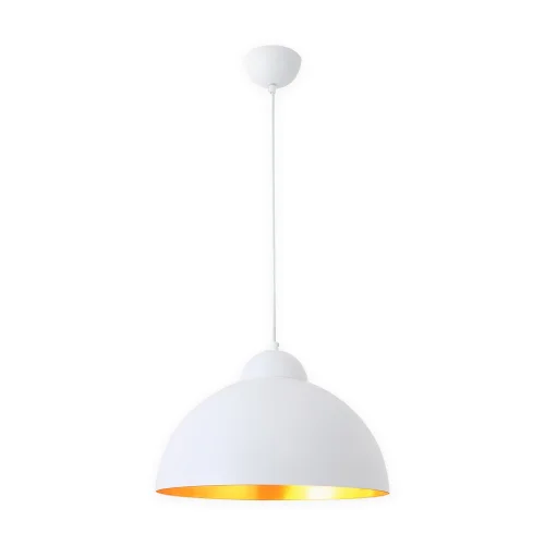 LÁMPARA DE TECHO Ø 40 CM BLANCO/DORADO MONTSERRAT LÁMPARA DE TECHO Ø 40 CM BLANCO/DORADO MONTSERRAT