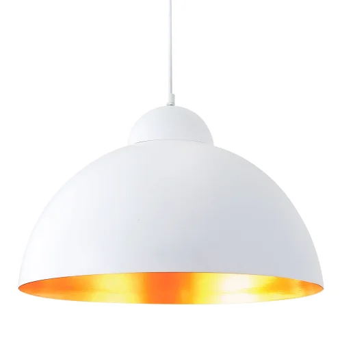 LÁMPARA DE TECHO Ø 60 CM BLANCO/DORADO MONTSERRAT