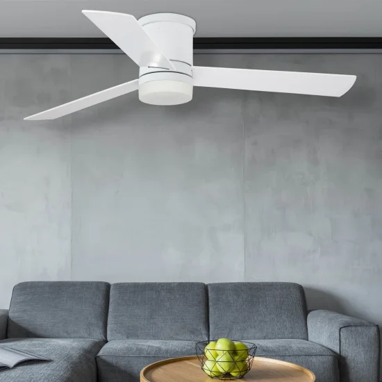 VENTILATORE DA SOFFITTO 18 W REGOLABILE BIANCO NAYSA