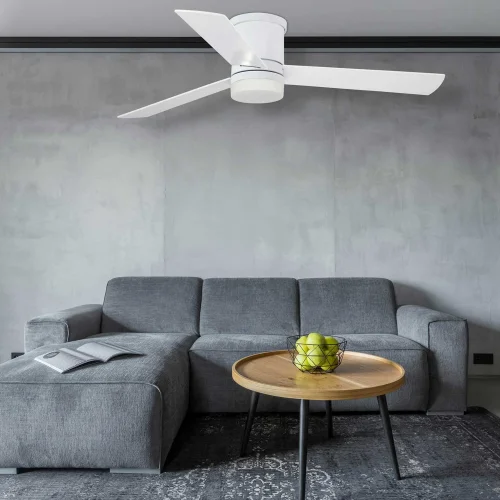 VENTILATORE DA SOFFITTO 18 W REGOLABILE BIANCO NAYSA