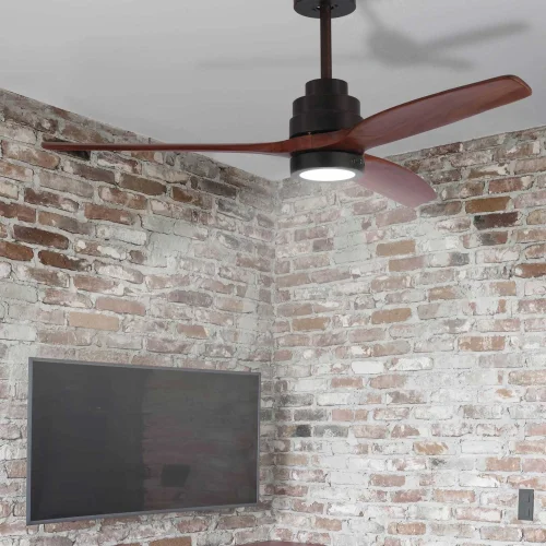 VENTILATORE A SOFFITTO LED KALEO 15W 4000K CAFFÈ