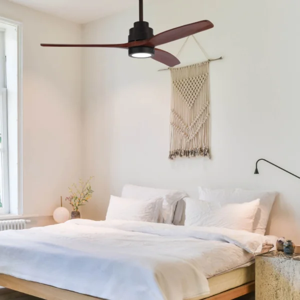 VENTILATORE A SOFFITTO LED KALEO 15W 4000K CAFFÈ