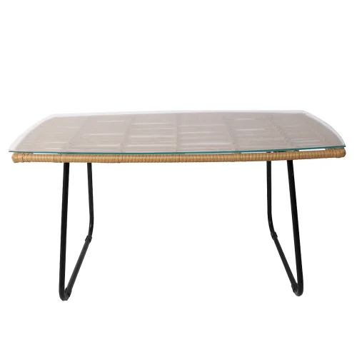 MESA DE CENTRO DE RATÁN 90 CM VOLCANO MESA DE CENTRO DE RATÁN 90 CM VOLCANO