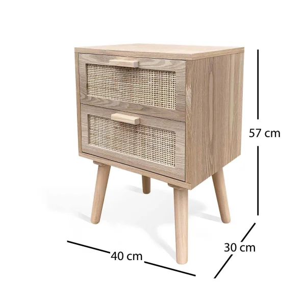 MESITA 2 CAJONES LEIF