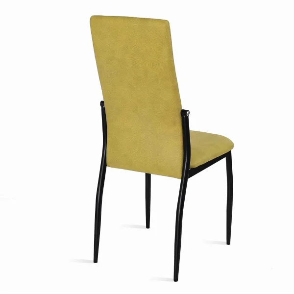 SILLA TAPIZADA LADY AMARILLA