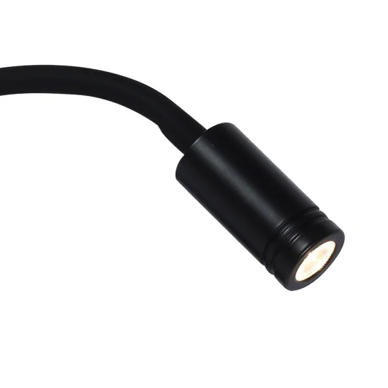 APPLIQUE DA PARETE LED 3 W 3000K NERO MISURI 2