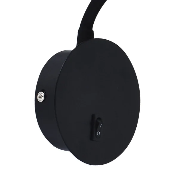 APPLIQUE DA PARETE LED 3 W 3000K NERO MISURI