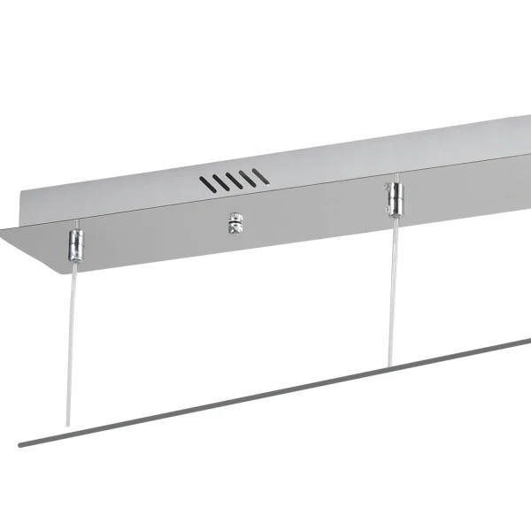 BASE RETTANGOLARE 4 LUCI CROMO