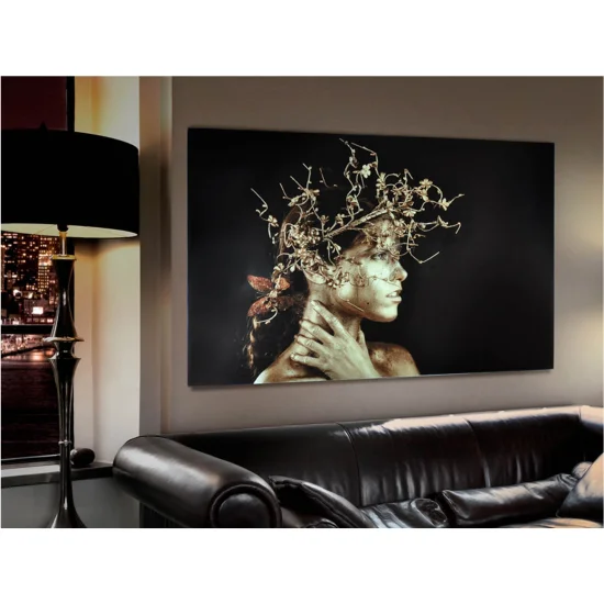 FOTOGRAFIA STAMPATA 150X100 DONNA D'ORO 2