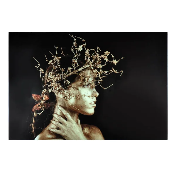 FOTOGRAFIA STAMPATA 150X100 DONNA D'ORO