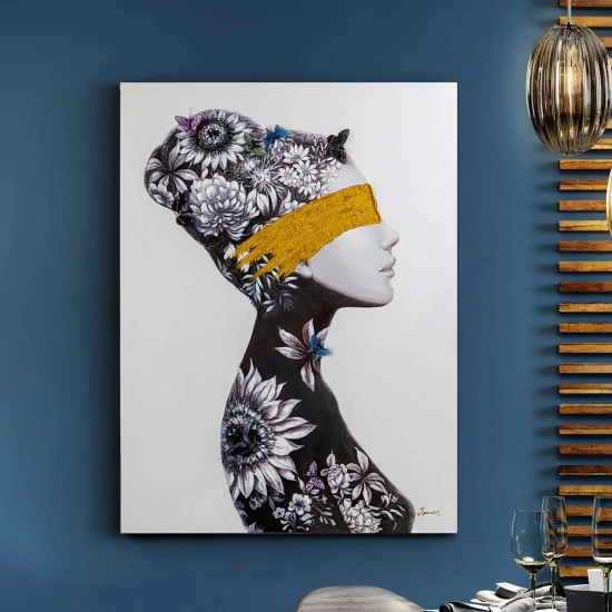 QUADRO PITTURA ACRILICA 90X120 PROFILO I