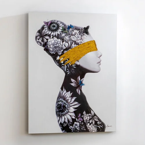 QUADRO PITTURA ACRILICA 90X120 PROFILO I