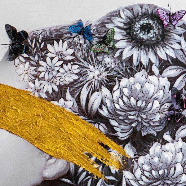 QUADRO PITTURA ACRILICA 90X120 PROFILO II