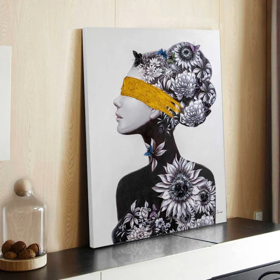 QUADRO PITTURA ACRILICA 90X120 PROFILO II