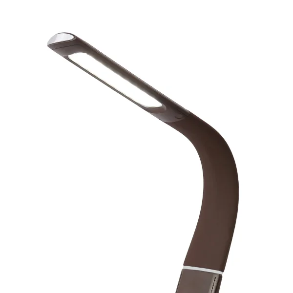 FLEXO LED 5W RELOJ REGULABLE MARRÓN