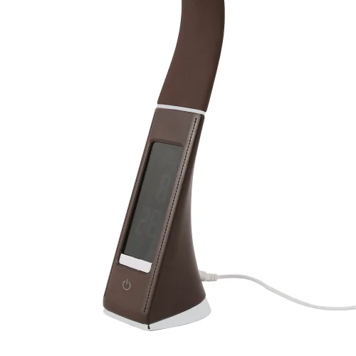 FLEXO LED 5W RELOJ REGULABLE MARRÓN