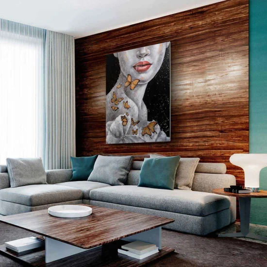 QUADRO PITTURA ACRILICA 90X120 IMAGINE 2