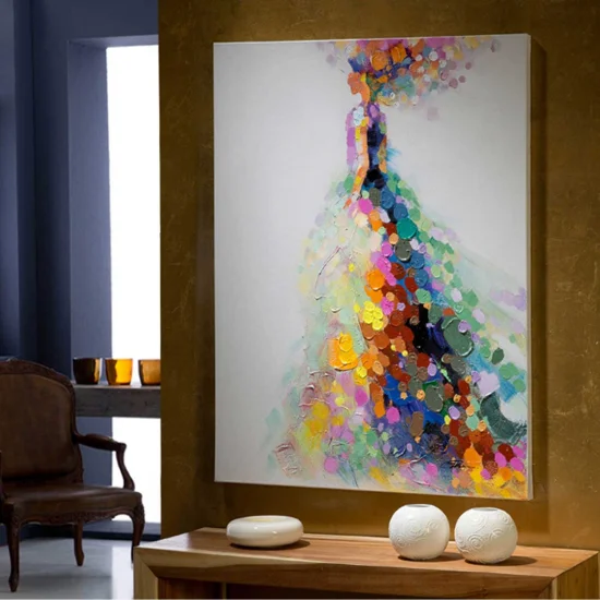 QUADRO PITTURA ACRILICA 90X120 GALA