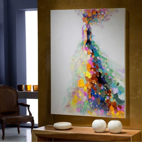 QUADRO PITTURA ACRILICA 90X120 GALA