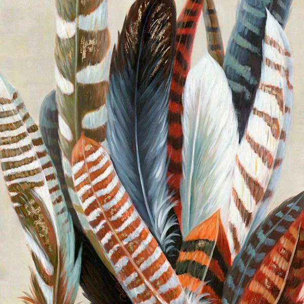 QUADRO PITTURA ACRILICA 90X120 UCELLI