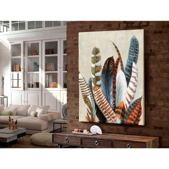 QUADRO PITTURA ACRILICA 90X120 UCELLI 2