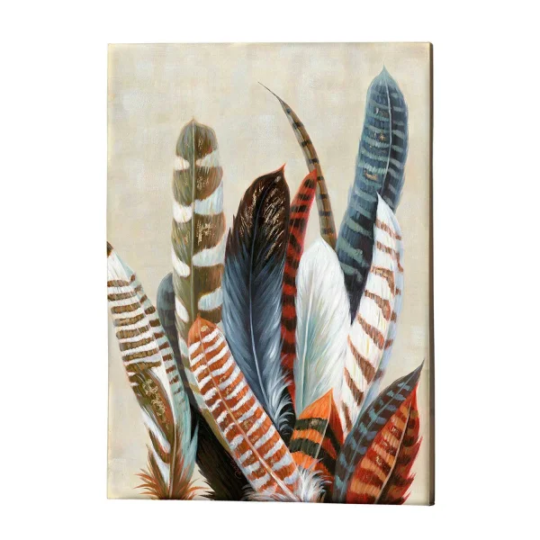 QUADRO PITTURA ACRILICA 90X120 UCELLI