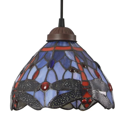LAMPADA DA SOFFITTO 1 LUCE 20 CM TIFFANY LIBÉLULA