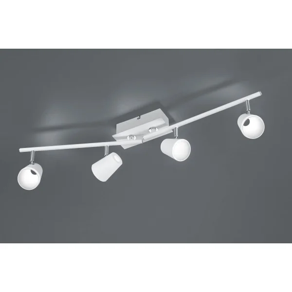 RIFLETTORI 4 LUCI CLEON BIANCHE 6W 3000K