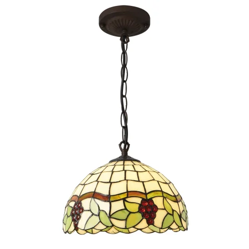 LAMPADA A SOSPENSIONE 1 LUCE 30 CM TIFFANY GRAPE