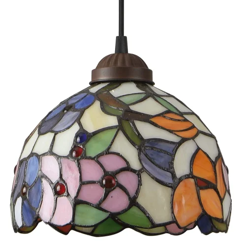 LAMPADA A SOSPENSIONE 1 LUCE 20 CM TIFFANY FLOWERS