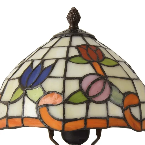 LAMPADA DA TAVOLO 1 LUCE 20 CM TIFFANY BLOSSOM