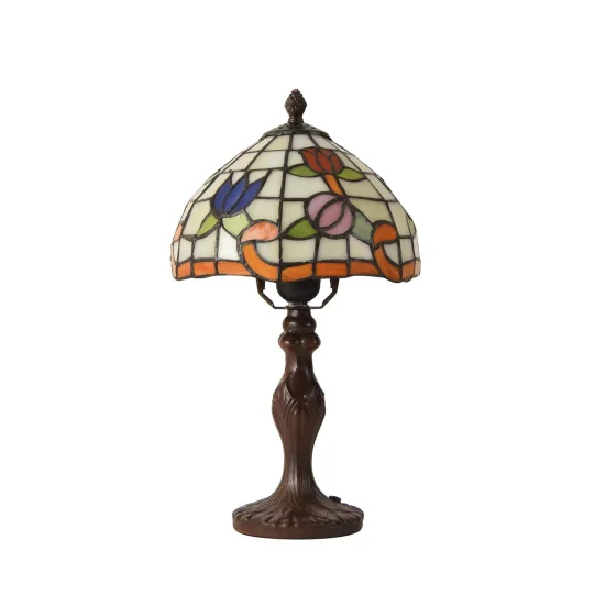 LAMPADA DA TAVOLO 1 LUCE 20 CM TIFFANY BLOSSOM 2
