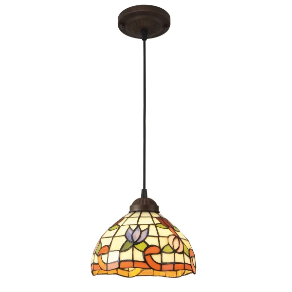 LAMPADA A SOSPENSIONE 1 LUCE 20 CM TIFFANY BLOSSOM