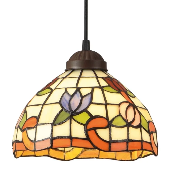 LAMPADA A SOSPENSIONE 1 LUCE 20 CM TIFFANY BLOSSOM 2