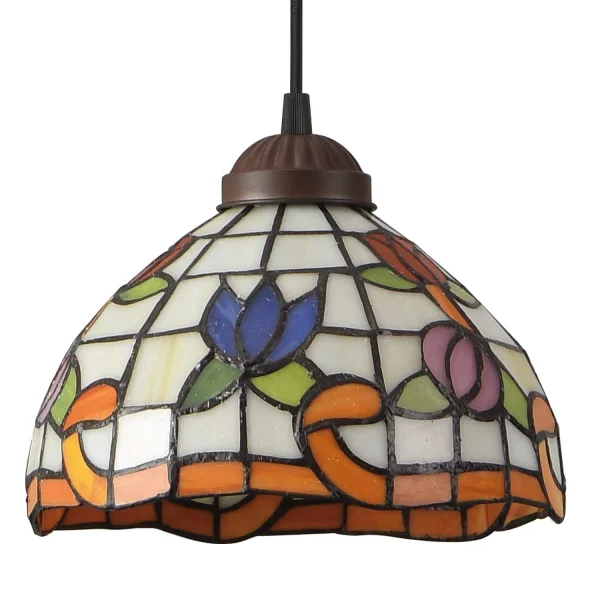 LAMPADA A SOSPENSIONE 1 LUCE 20 CM TIFFANY BLOSSOM