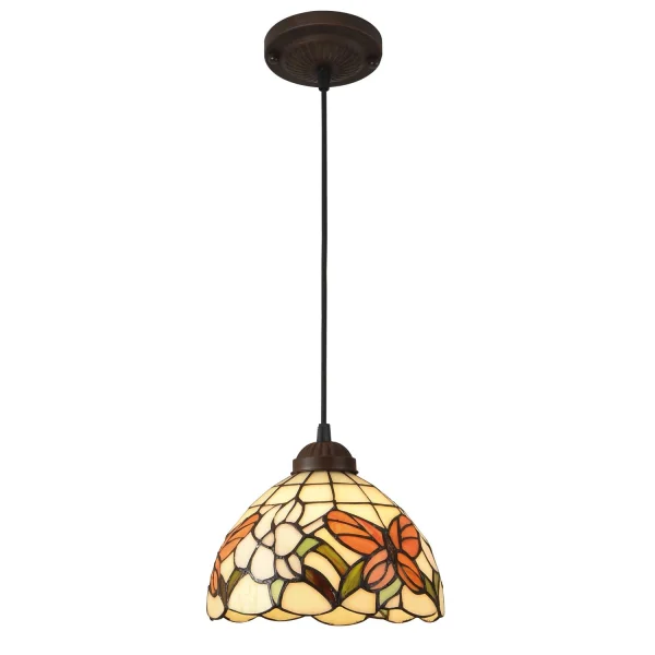 LAMPADA A SOSPENSIONE 1 LUCE 20 CM TIFFANY APONI