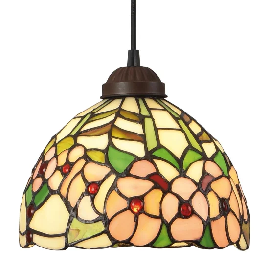 LÁMPARA DE TECHO 1 LUZ 20 CM TIFFANY FLORIA 2