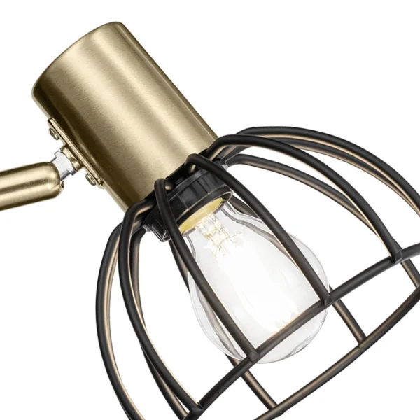 LAMPADA DA PARETE NERO OPACO GABRIELLE